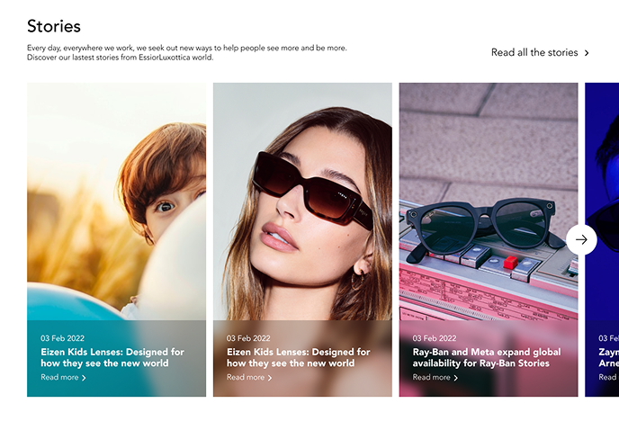 EssilorLuxottica design system component